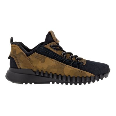 Buty Sportowe Ecco Zipflex Olive/Black - Oliwkowe/Czarne Sneakersy Męskie PL622031102