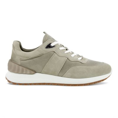 Buty Ecco ASTIR Retro Olive - Oliwkowe Sneakersy Męskie PL622031105