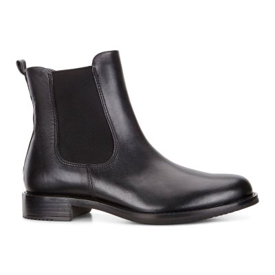 Buty Ecco Sartorelle 25 Black - Czarne Chelsea Boots Damskie PL622030275
