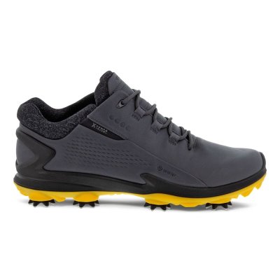 Buty Ecco Biom G3 Cleated Dark Grey - Ciemny Szare Buty Golfowe Męskie PL622030552