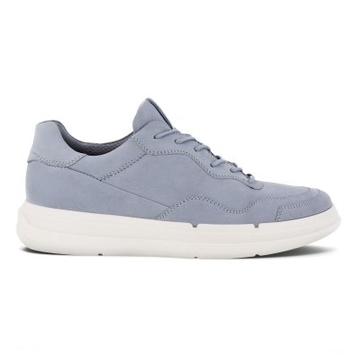 Sandały Ecco Soft X Silver Grey - Srebrne Szare Sneakersy Damskie PL622031115