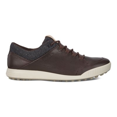 Buty Ecco Street Retro Coffee - Kawa Buty Golfowe Męskie PL622030557
