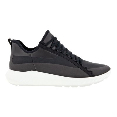 Buty Ecco ATH-1FW Black - Czarne Buty Slip On Damskie PL622031058