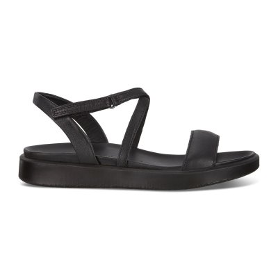 Buty Sportowe Ecco Flowt LX Black - Czarne Sandały Damskie PL622030796