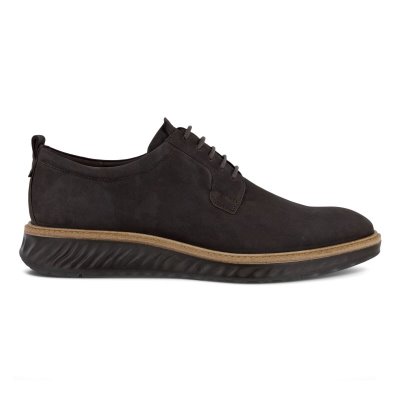 Buty Ecco ST.1 Hybrid Plain Toe 2.0 Burgundy - Bordowe Buty Do Sukienki Męskie PL622030397