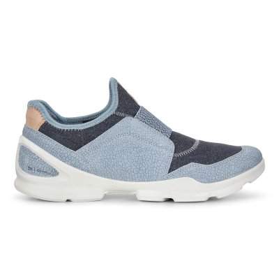 Buty Sportowe Ecco Biom ST.Eet. Blue/Navy - Niebieskie/Granatowe Buty Slip On Damskie PL622031065