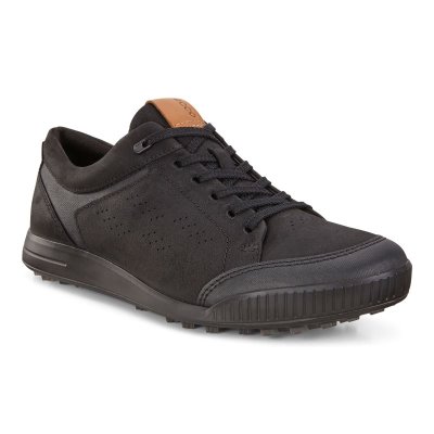 Buty Ecco M Golf Street Retro Golf Black - Czarne Buty Golfowe Męskie PL622030574