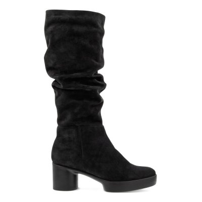 Buty Sportowe Ecco Shape Sculpted Motion 35 Slouch Black - Czarne Kozaki Damskie PL62203-0035