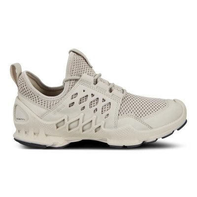 Buty Sportowe Ecco Biom Aex Low GTX Beige - Beżowe Buty Damskie PL622030704