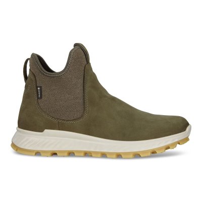 Buty Sportowe Ecco EXOST.IKE Chelsea GTX Green - Zielone Chelsea Boots Damskie PL622030656