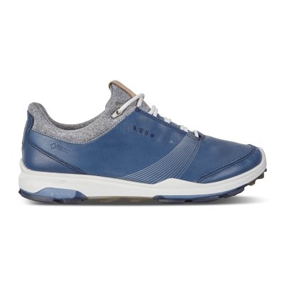 Buty Sportowe Ecco Biom Hybrid 3 GTX Blue - Niebieskie Buty Golfowe Damskie PL622030589