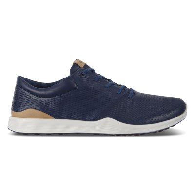 Buty Ecco Golf S-lite Navy - Granatowe Buty Golfowe Męskie PL622030592