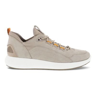 Kozaki Ecco Soft 7 Runner Casual Khaki - Khaki Sneakersy Męskie PL622030249