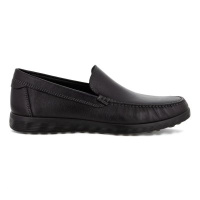 Buty Ecco S Lite MOC Classic Black - Czarne Mokasyny Męskie PL622030757