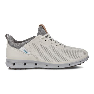 Buty Sportowe Ecco Golf Cool Pro Shoes White - Białe Buty Golfowe Damskie PL622030611