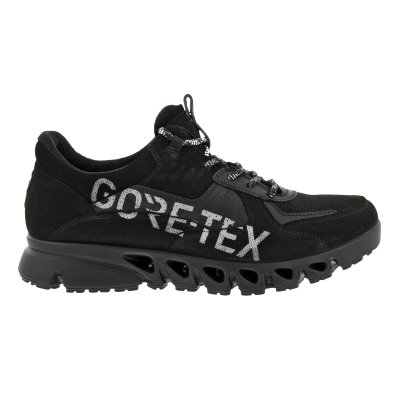 Buty Sportowe Ecco Multi-vent Gore-Tex Black - Czarne Sneakersy Damskie PL622031340