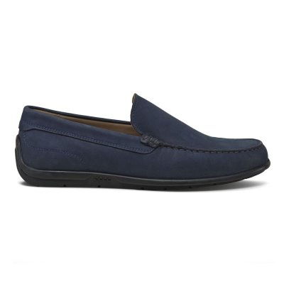 Buty Ecco Classic MOC 2.0 Navy - Granatowe Mokasyny Męskie PL622030765
