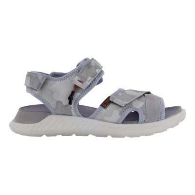 Buty Ecco Exowrap 3ST.ap White/Grey - Białe/Szare Sandały Damskie PL622030800