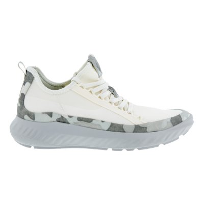 Kozaki Ecco ATH-1FW LX White - Białe Buty Slip On Damskie PL622031064