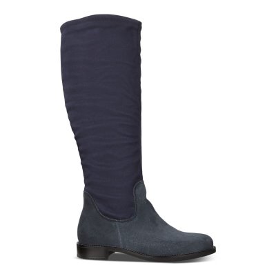 Buty Sportowe Ecco Sartorelle 25 High-cut Navy - Granatowe Kozaki Damskie PL62203-0046