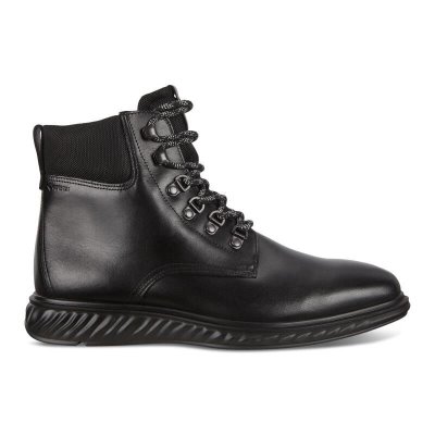 Buty Ecco ST.1 Hybrid Lite GTX Black - Czarne Kozaki Męskie PL62203-0021
