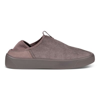 Buty Ecco Street Tray Purple - Fioletowe Buty Slip On Damskie PL622030163