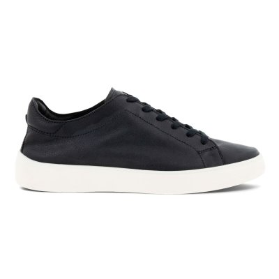 Kozaki Ecco Street Tray Retro 2.0 Black - Czarne Sneakersy Męskie PL622030238