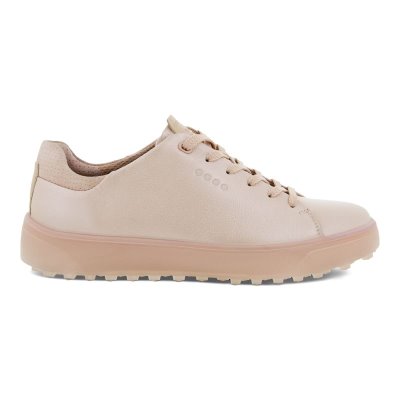Sandały Ecco Golf Tray Laced Shoes Rose - Różowe Buty Golfowe Damskie PL622030601