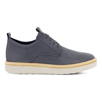 Buty Ecco Techwelt Oxford Dark Grey - Ciemny Szare Buty Oksfordy Męskie PL622030976