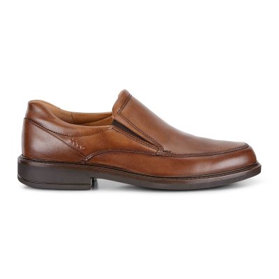 Kozaki Ecco Holton Apron Toe Chocolate - Czekolada Buty Do Sukienki Męskie PL622030435