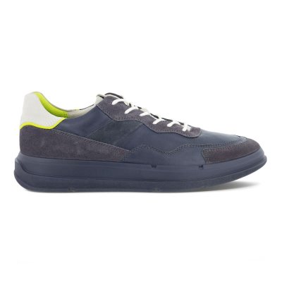 Buty Sportowe Ecco Soft X Urban Multicolor/Dark Grey - Kolorowe/Ciemny Szare Sneakersy Męskie PL6220