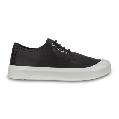 Buty Sportowe Ecco Flexure T-Cap Black - Czarne Sneakersy Damskie PL622031297