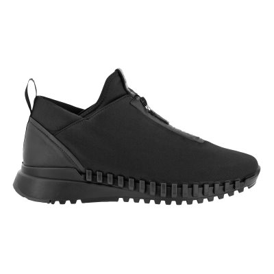 Buty Ecco Zipflex GTX Black - Czarne Buty Slip On Męskie PL622031091